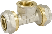 PF Тройник для м/п труб 16х1/2х16 ц/вн/ц (PF PF 450)