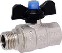 PRO FACTOR STRONG Кран Шаровый 1/2" г/ш бабочка