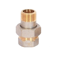 Американка никелированная латунь ПРЯМАЯ 3/4" WM