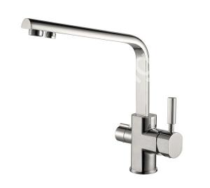 Cмеситель для кухни с краном питьевой воды KAISER Decor 40144-5 Silver - картинка 1