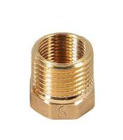 Футорка никелированная латунь 1/2" х 1/4" нар/вн Kaiser