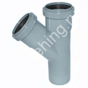 Тройник 50х50х45* ПП Серый - картинка 1