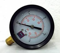 Манометр OR 6 бар радиальный 1/4 НАРУЖНАЯ (ВЕРТИКАЛЬНЫЙ)