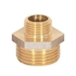 Бочонок переходной латунный никелированный 1