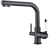 Cмеситель для кухни с краном питьевой воды KAISER Vincent 31144-2 Black Marble - картинка 1
