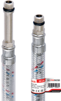 Шланг для воды к смесителю с полимерным покрытием PF 1/2хМ10 120см (LUX)
