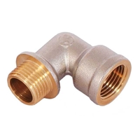 Уголок никелированная латунь 1/2" г/ш WM