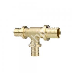 Тройник Varmega Slide-fit переходной латунный 25х16х25 - картинка 1