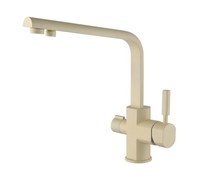 Cмеситель для кухни с краном питьевой воды KAISER Decor 40144-6 Sand Yellow