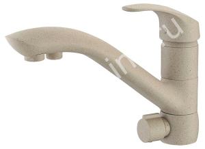 Cмеситель для кухни с краном питьевой воды KAISER Venus 39066-4 Sandbeige - картинка 1