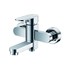 Cмеситель для ванны KAISER Sonat 34022L-4 White - картинка 1