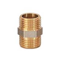Ниппель никелированная латунь 11/4" нар/нар WM